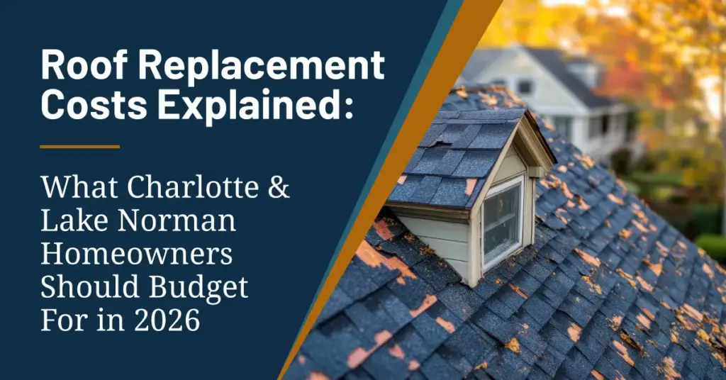 Roof Replacement Costs Explained: What Charlotte & Lake Norman